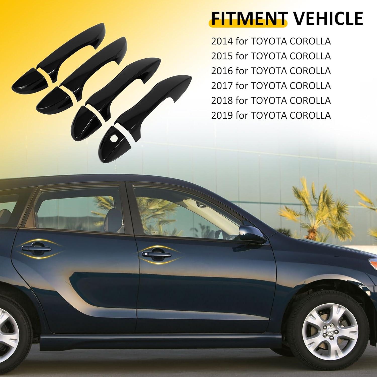 Cubiertas de Manija de Puerta OCPTY para Toyota Corolla 2014-2019