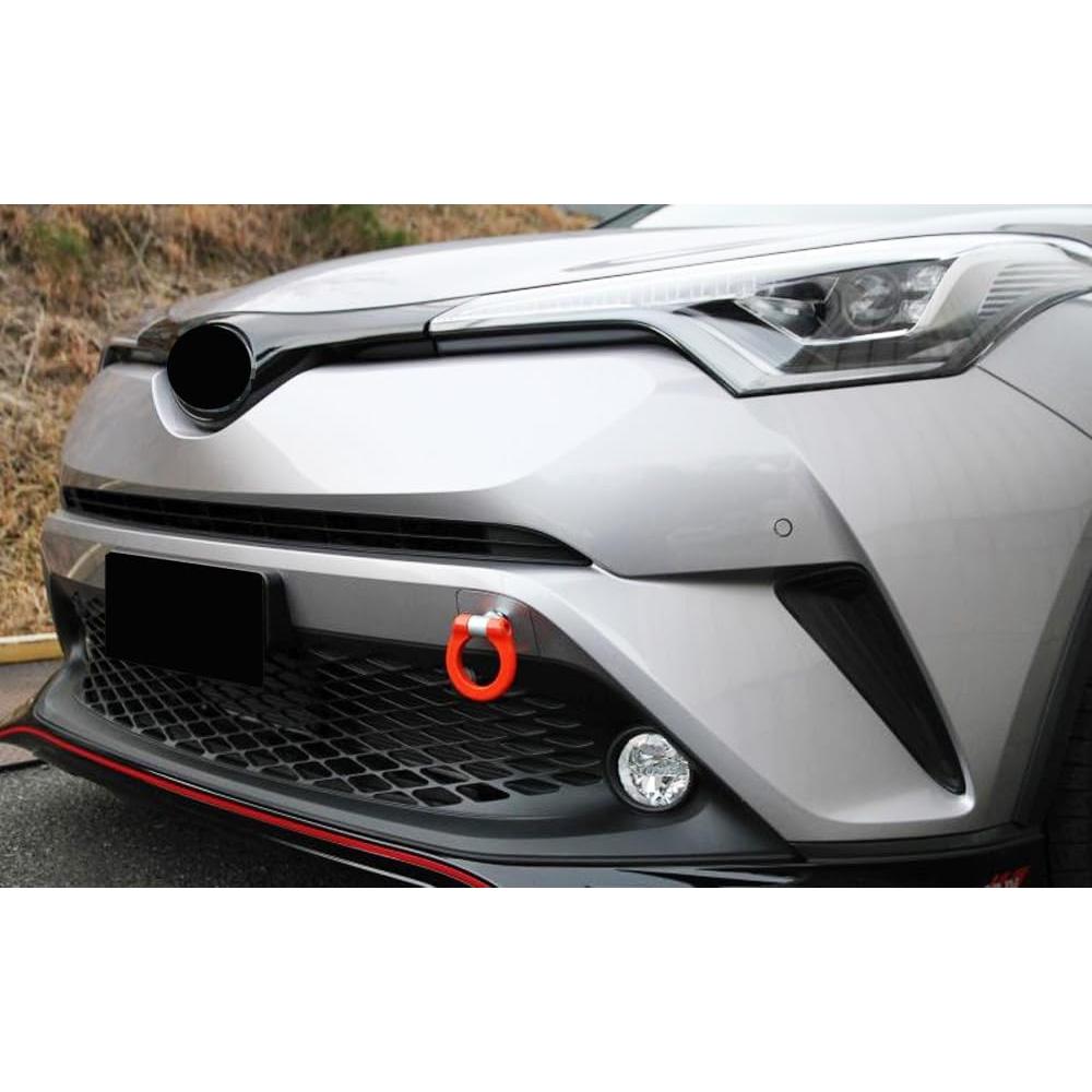 Anillo de Remolque Rojo iJDMTOY para Toyota C-HR y Corolla