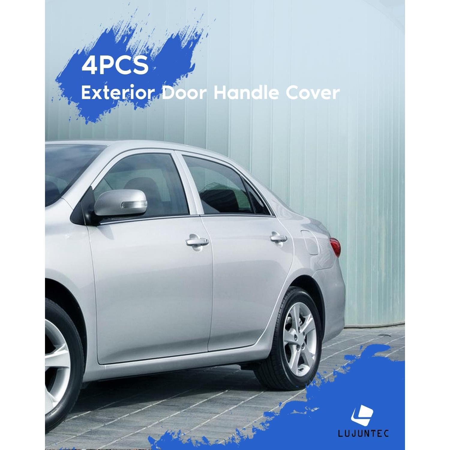 Juego de Manijas de Puerta Exterior LUJUNTEC Cromo para Toyota Corolla 2003-2013 4Pcs