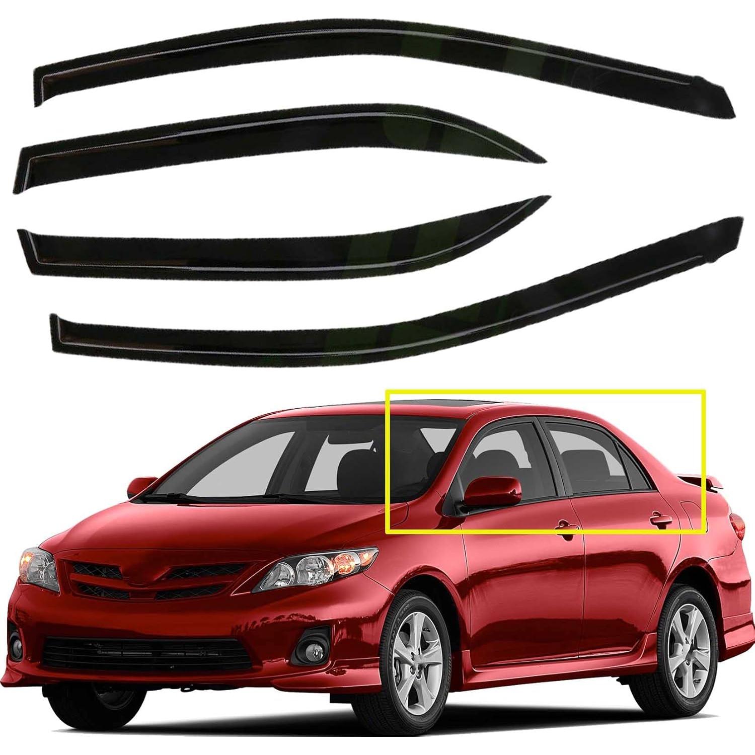 Viseras Laterales de Ventana SEBLAFF para Corolla 2009-2013