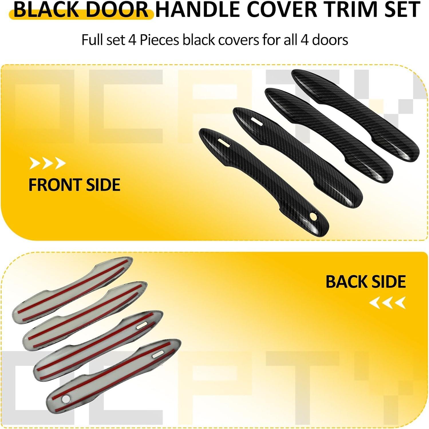 Cubiertas de Manijas de Puerta OCPTY para Toyota 2017-2022