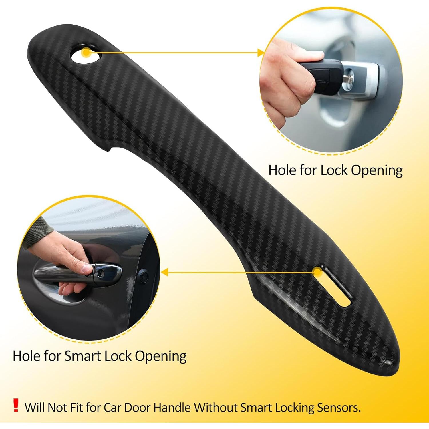 Cubiertas de Manijas de Puerta OCPTY para Toyota 2017-2022