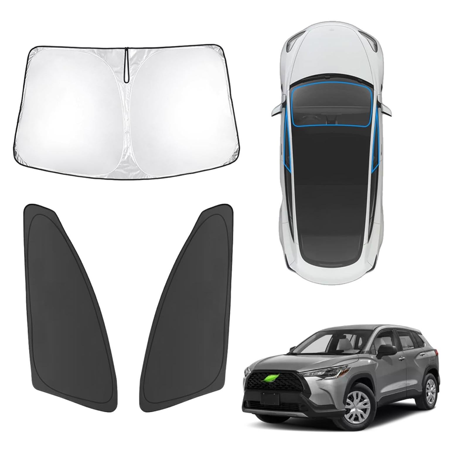 Protector Solar Karltys 3PCS para Toyota Corolla Cross 2022-2025
