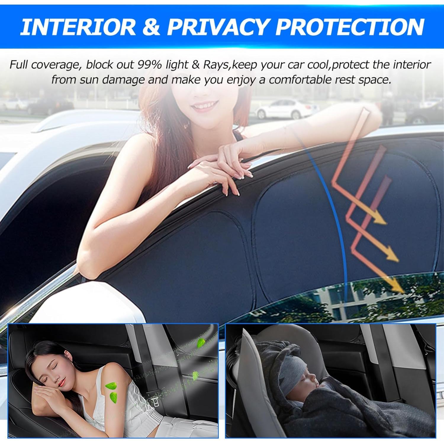 Protector Solar Karltys 3PCS para Toyota Corolla Cross 2022-2025