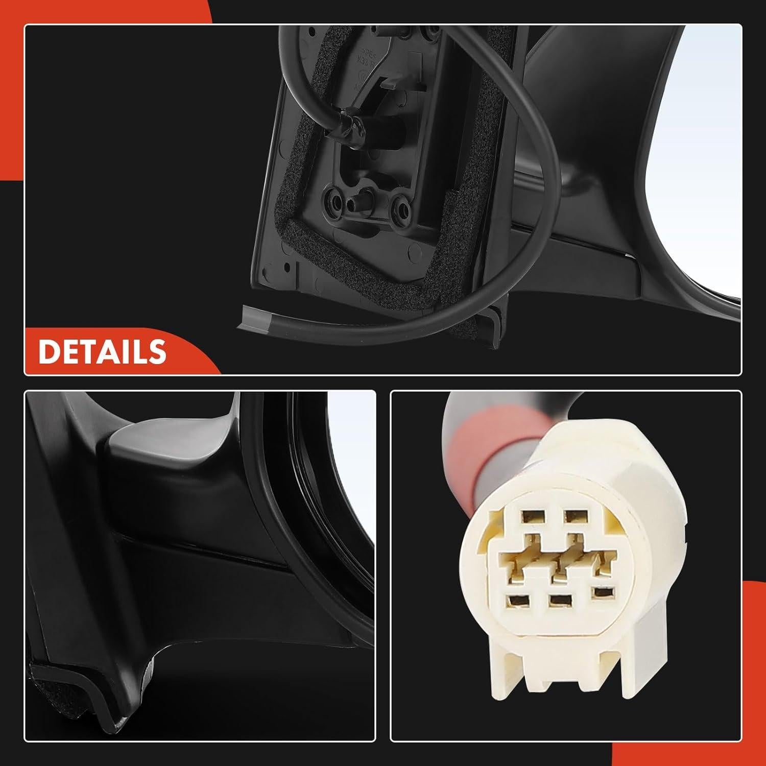 Espejo Retrovisor Eléctrico A-Premium Toyota Corolla 2009-2013