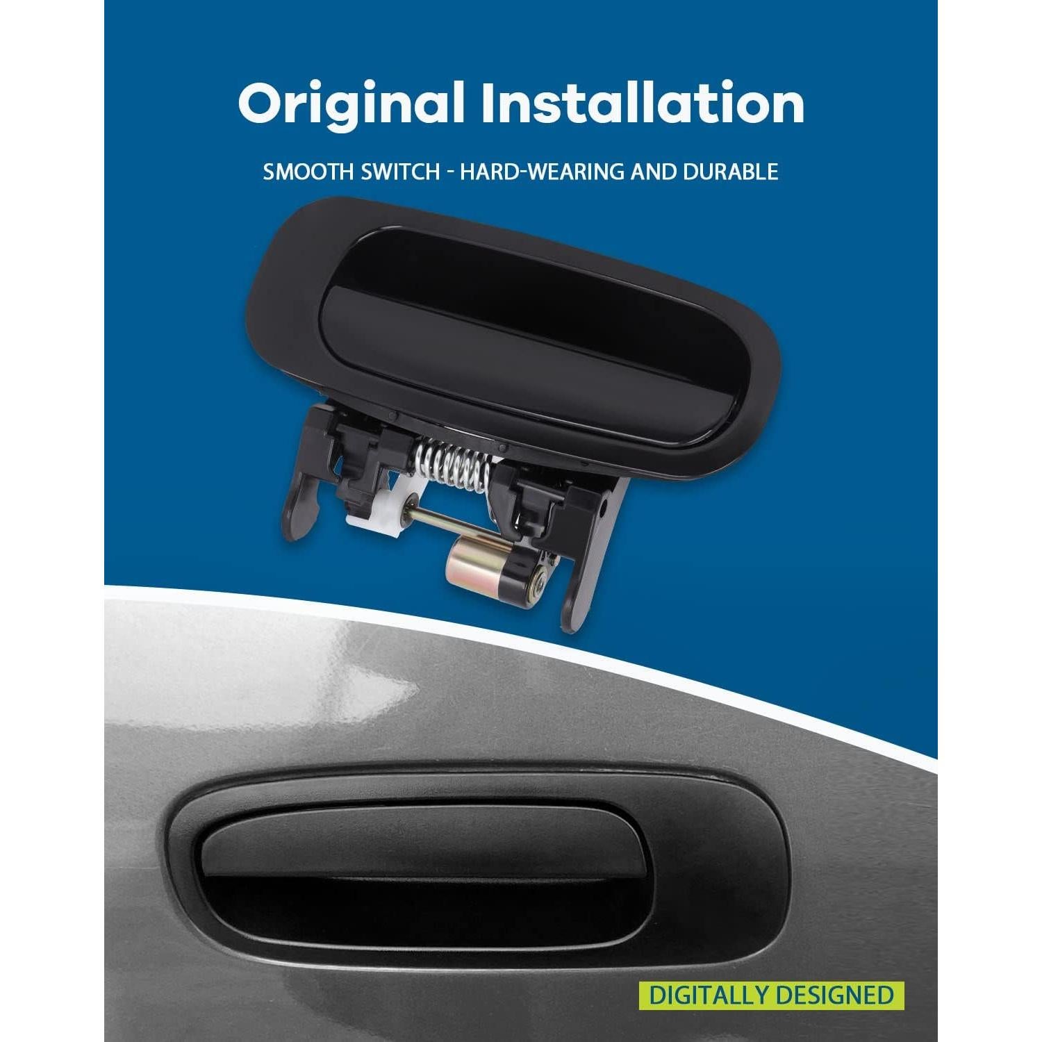 Manijas de Puerta Exterior LUJUNTEC para Toyota Corolla 1998-2002