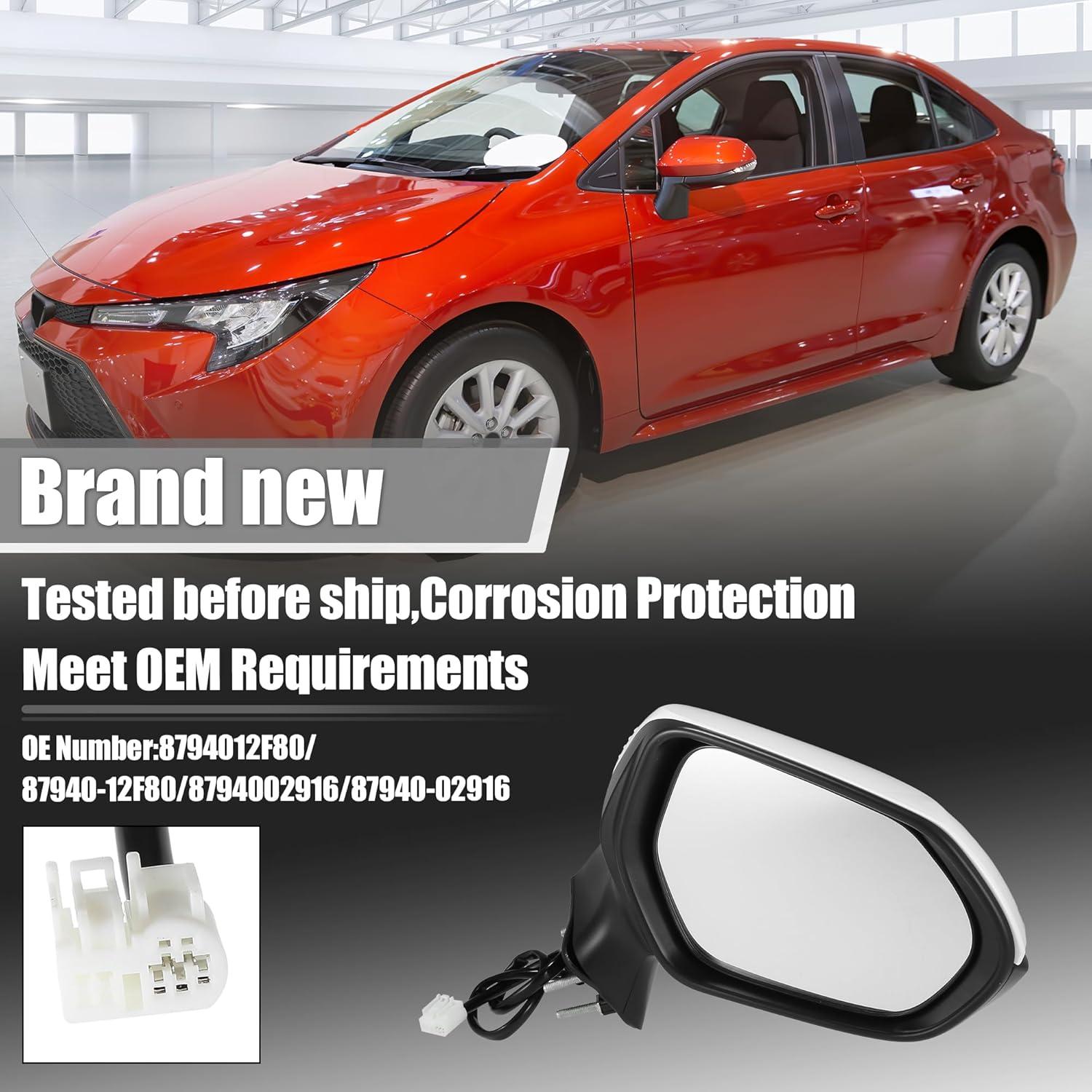 Espejo de Puerta Derecho Toyota Corolla 20-22 X AUTOHAUX