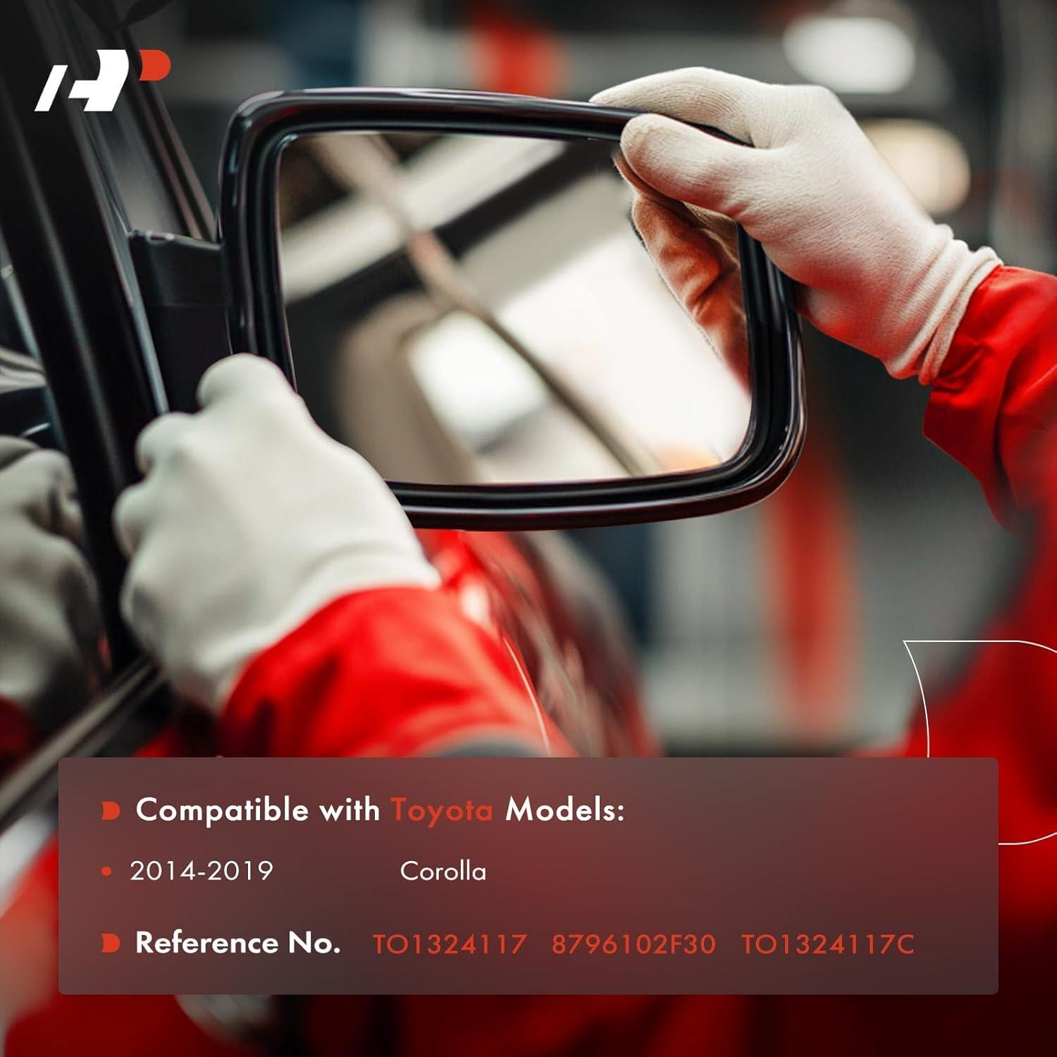 Cristal Espejo Lateral Izquierdo A-Premium Toyota Corolla 2014-2019