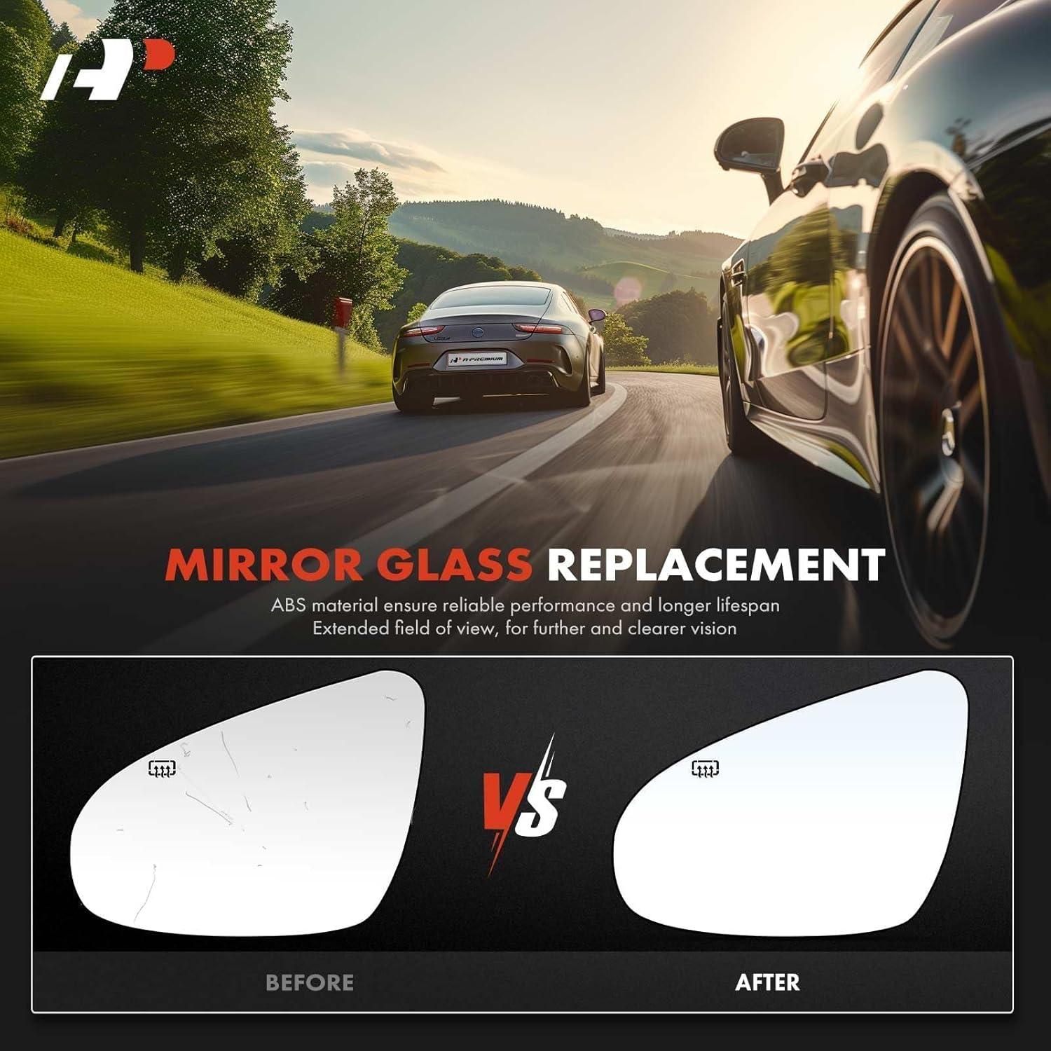 Cristal Espejo Lateral Izquierdo A-Premium Toyota Corolla 2014-2019