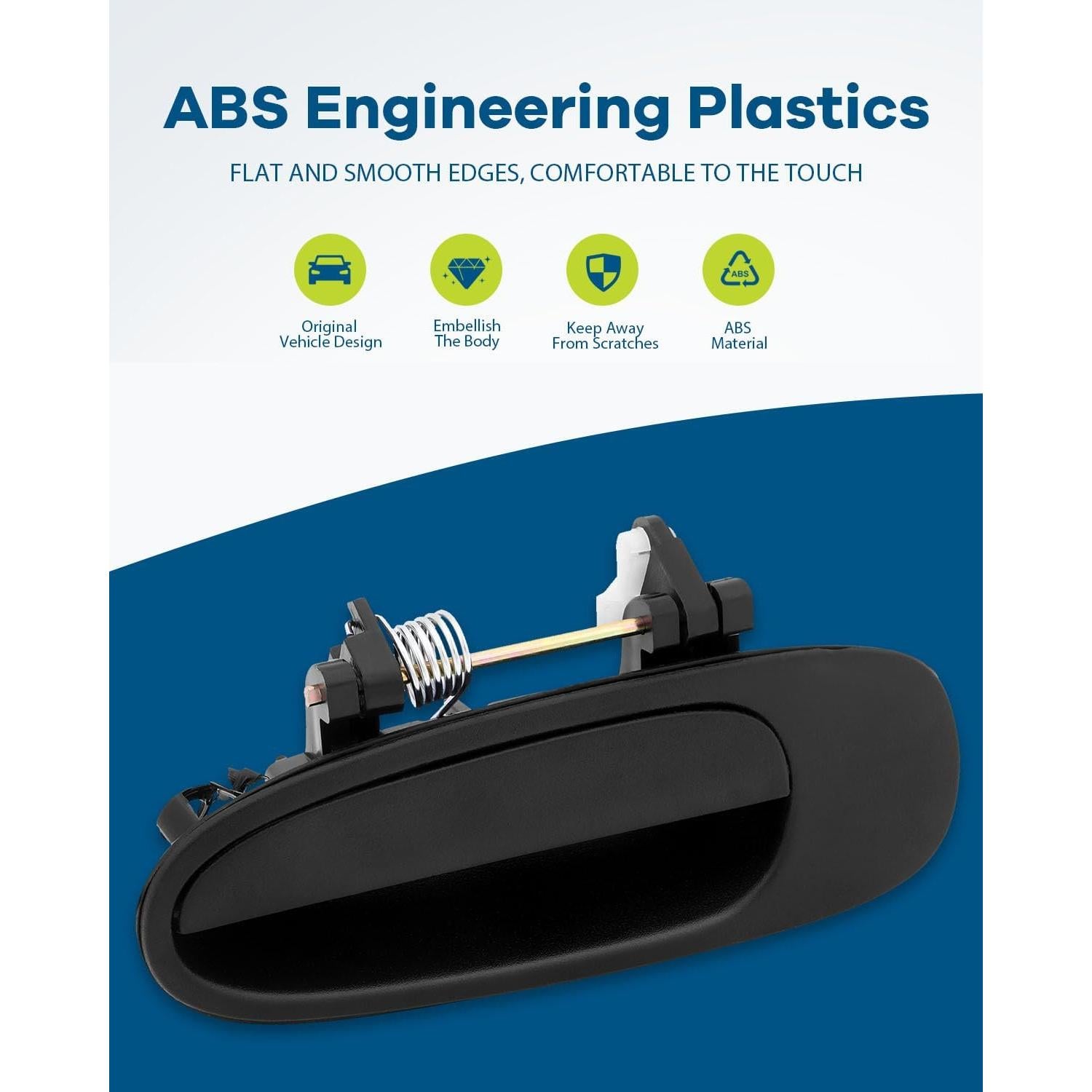 Manijas de Puerta Exterior LUJUNTEC para Toyota Corolla 1993-1997