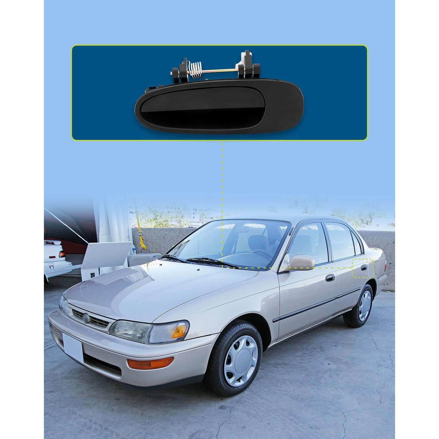 Manijas de Puerta Exterior LUJUNTEC para Toyota Corolla 1993-1997