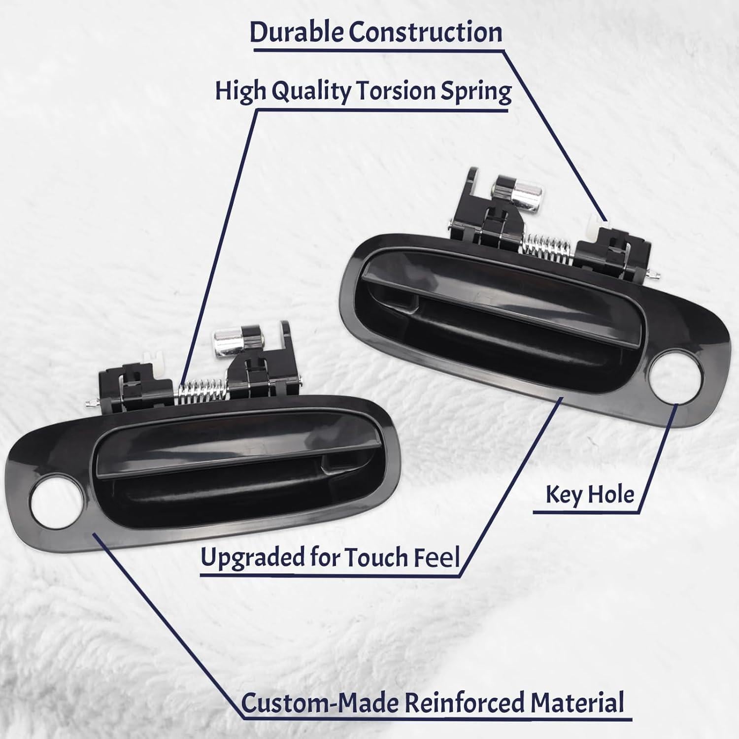 Juego de Manijas de Puerta Reeoutdoor para Corolla y Prizm 1998-2002