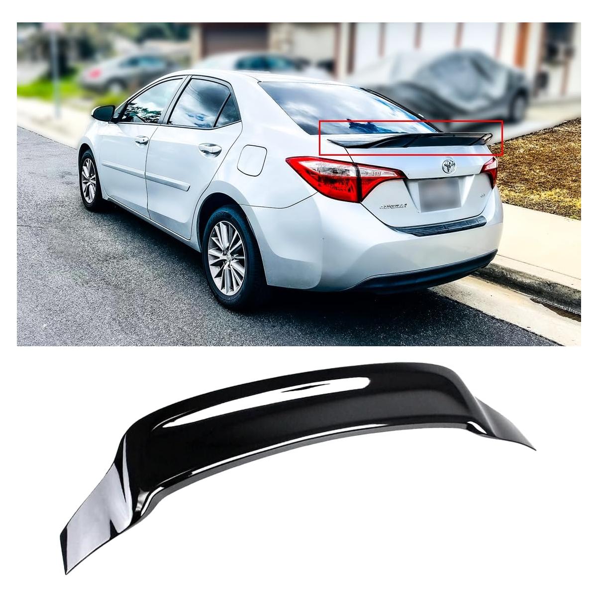 Alerón de Maletero Estilo RS Negro Brillante Toyota Corolla 2014-2018