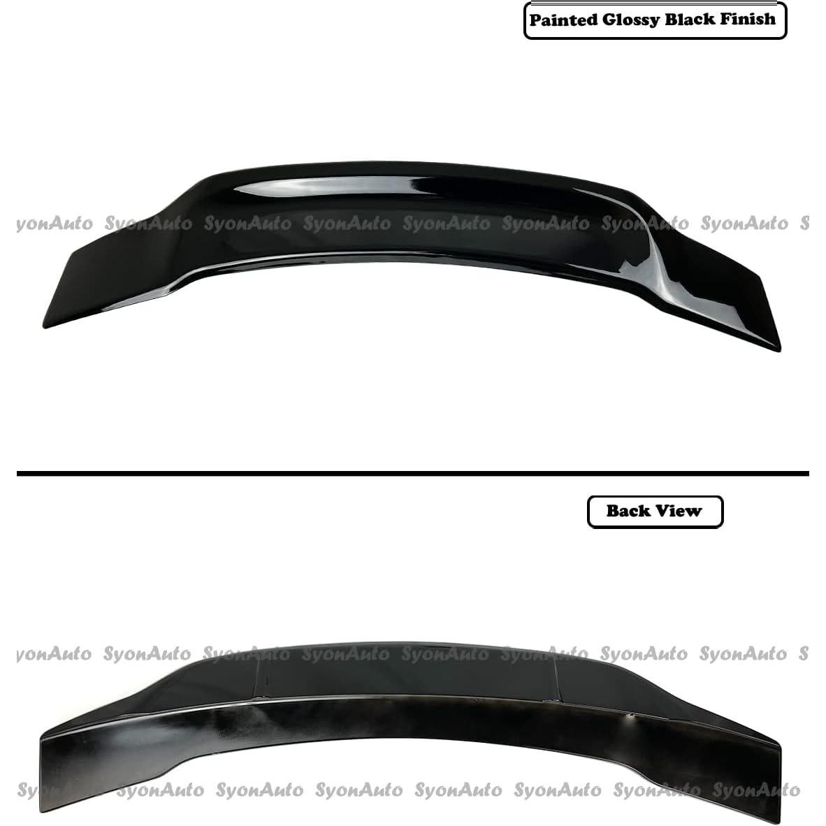 Alerón de Maletero Estilo RS Negro Brillante Toyota Corolla 2014-2018