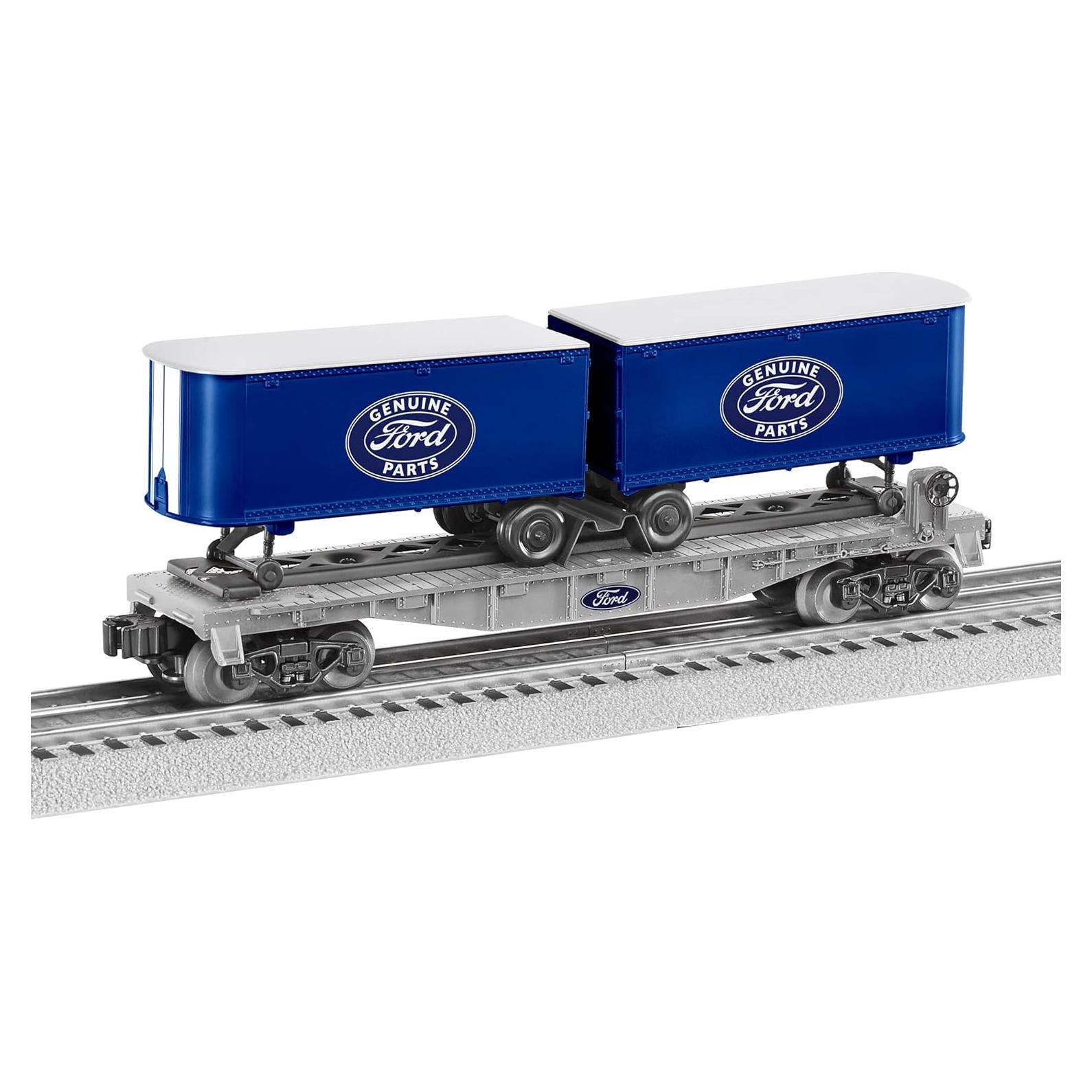Tren Lionel O Gauge Ford con 2 Remolques Desmontables