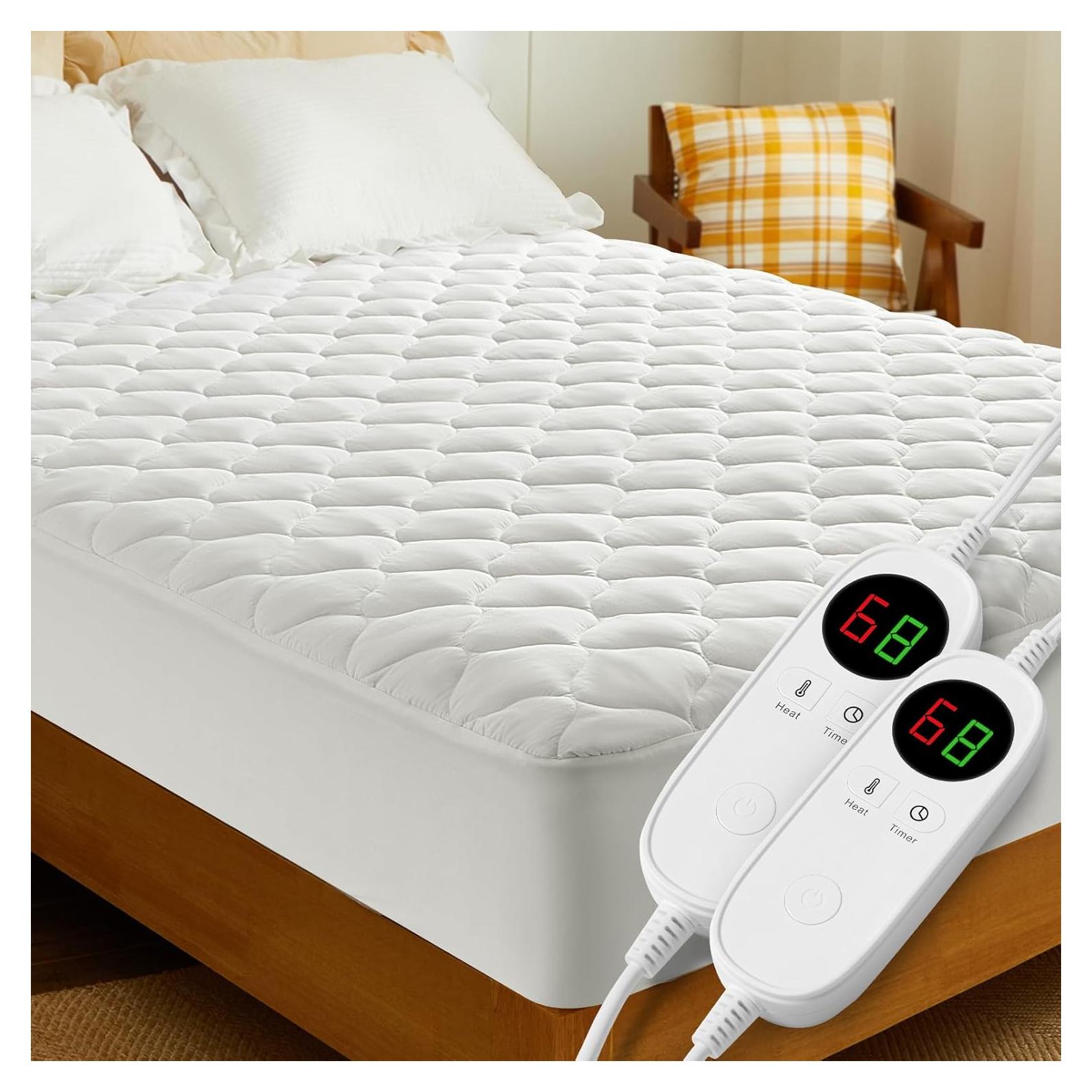 Almohadilla Térmica Eléctrica JinJeeo Reina 80x60cm 11 Niveles Calor