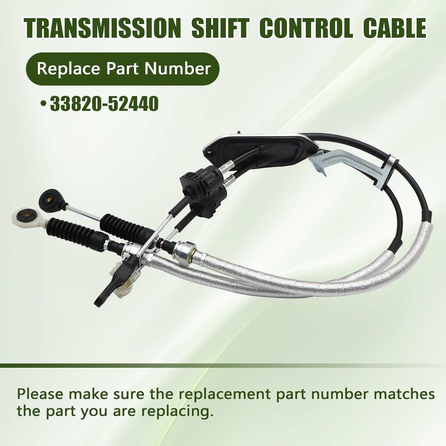 Cable de Cambio de Transmisión Manual GXARTS 33820-52440 Toyota Yaris 2006-2016