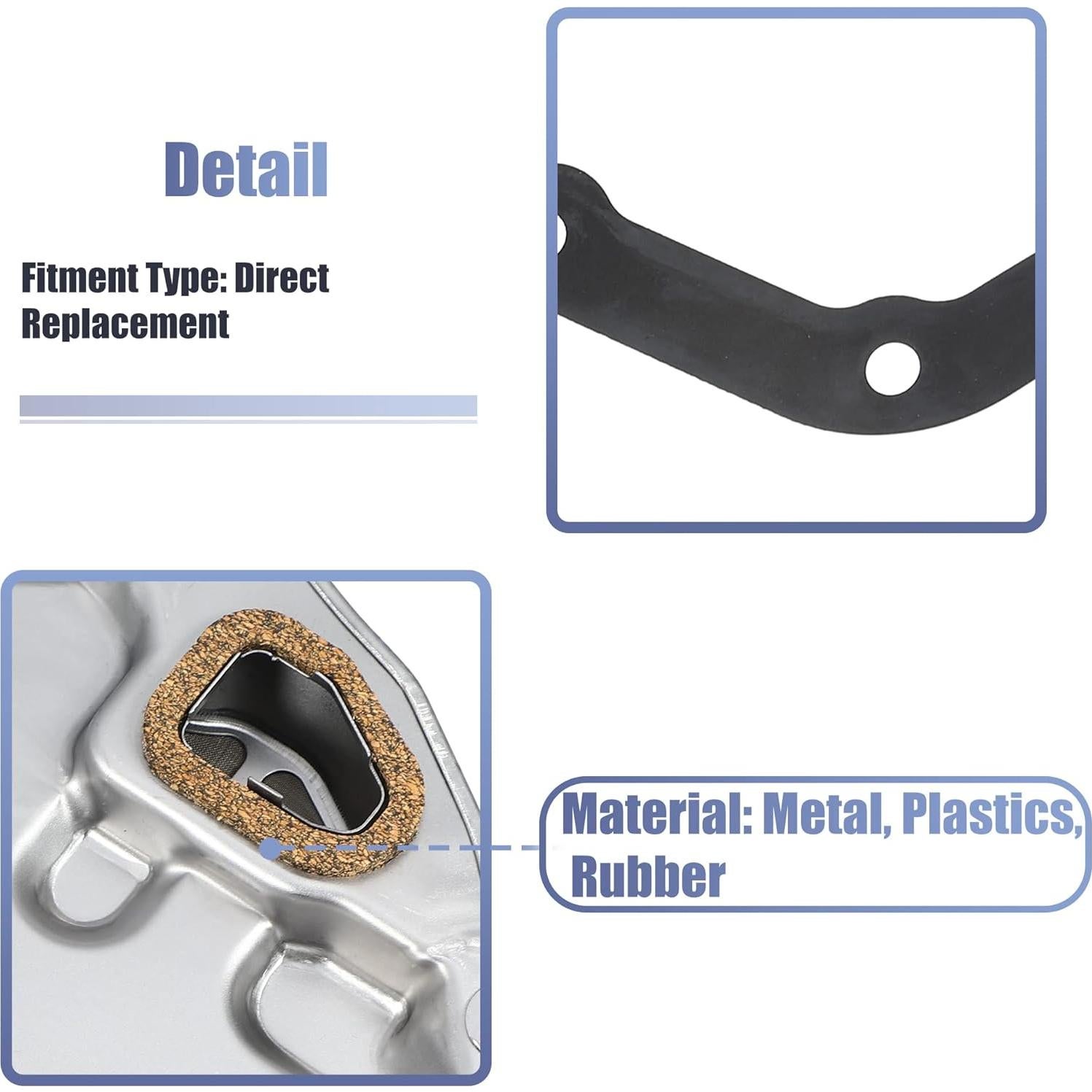 Conjunto de Junta de Aceite Transmisión X AUTOHAUX para Toyota Yaris 1.3L 2002-2005