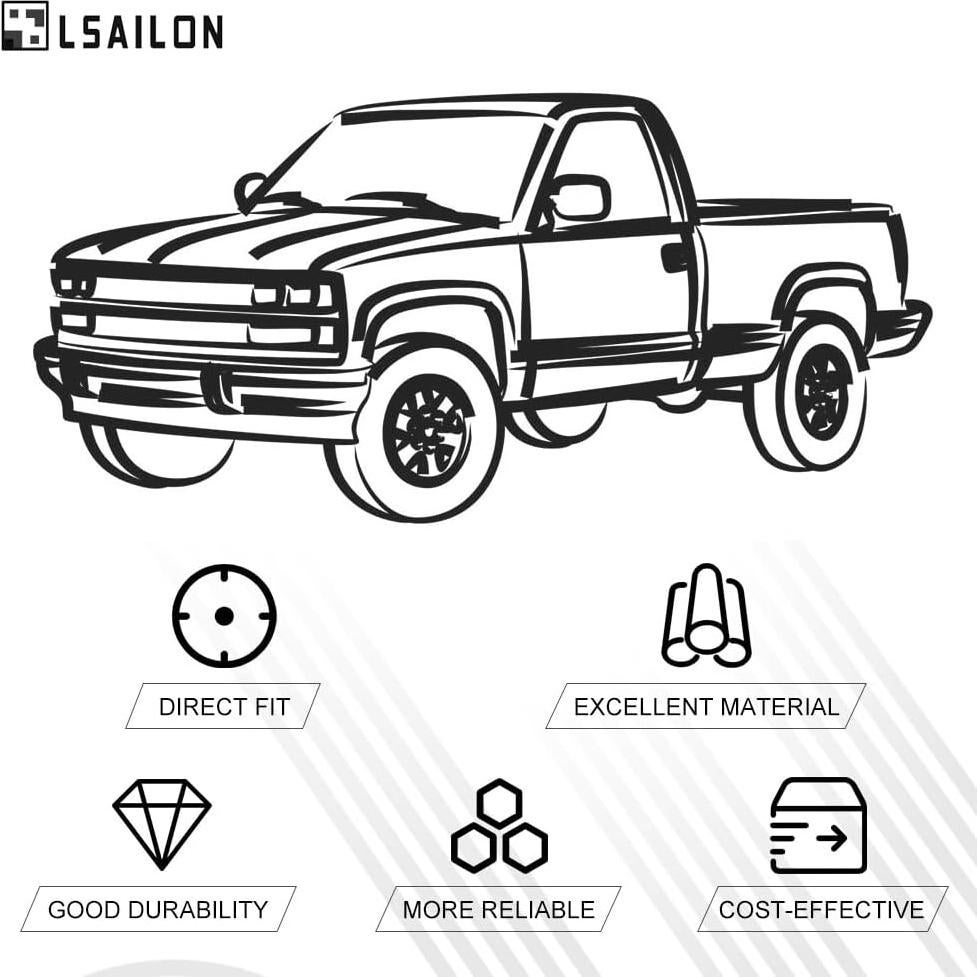 Kit de Suspensión LSAILON 8 Piezas para Toyota Yaris 2007-2012