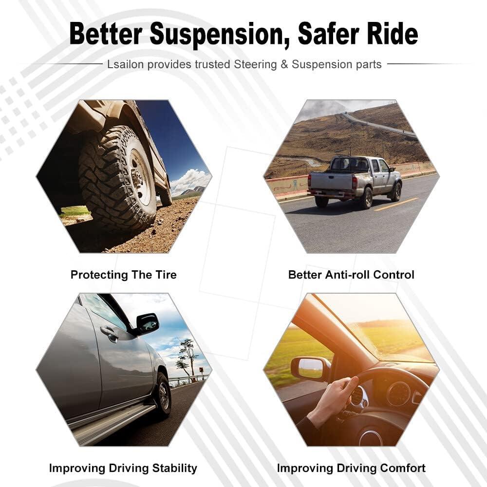Kit de Suspensión LSAILON 8 Piezas para Toyota Yaris 2007-2012