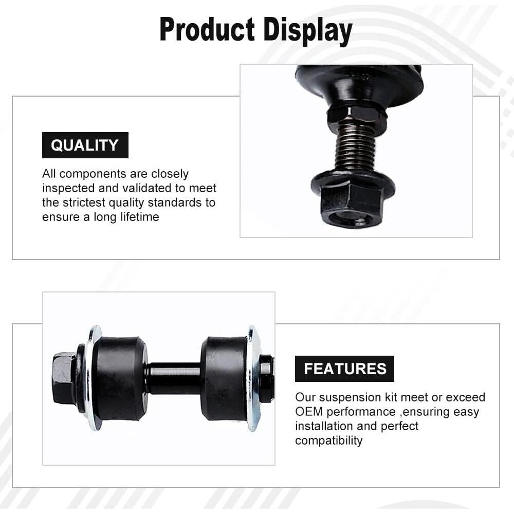 Kit de Suspensión LSAILON 8 Piezas para Toyota Yaris 2007-2012