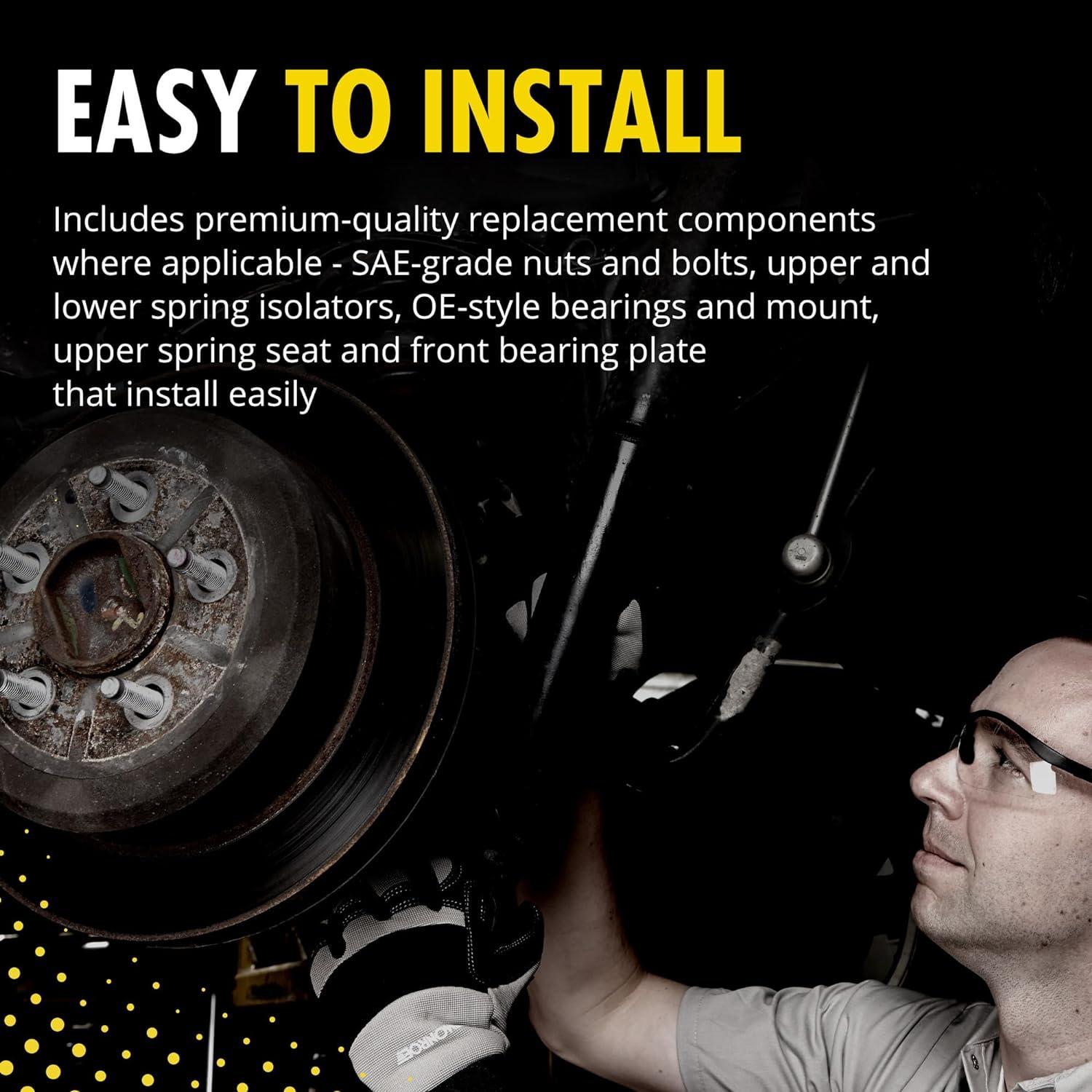 Montaje de Amortiguador Monroe Strut-Mate 906989 para Toyota Yaris