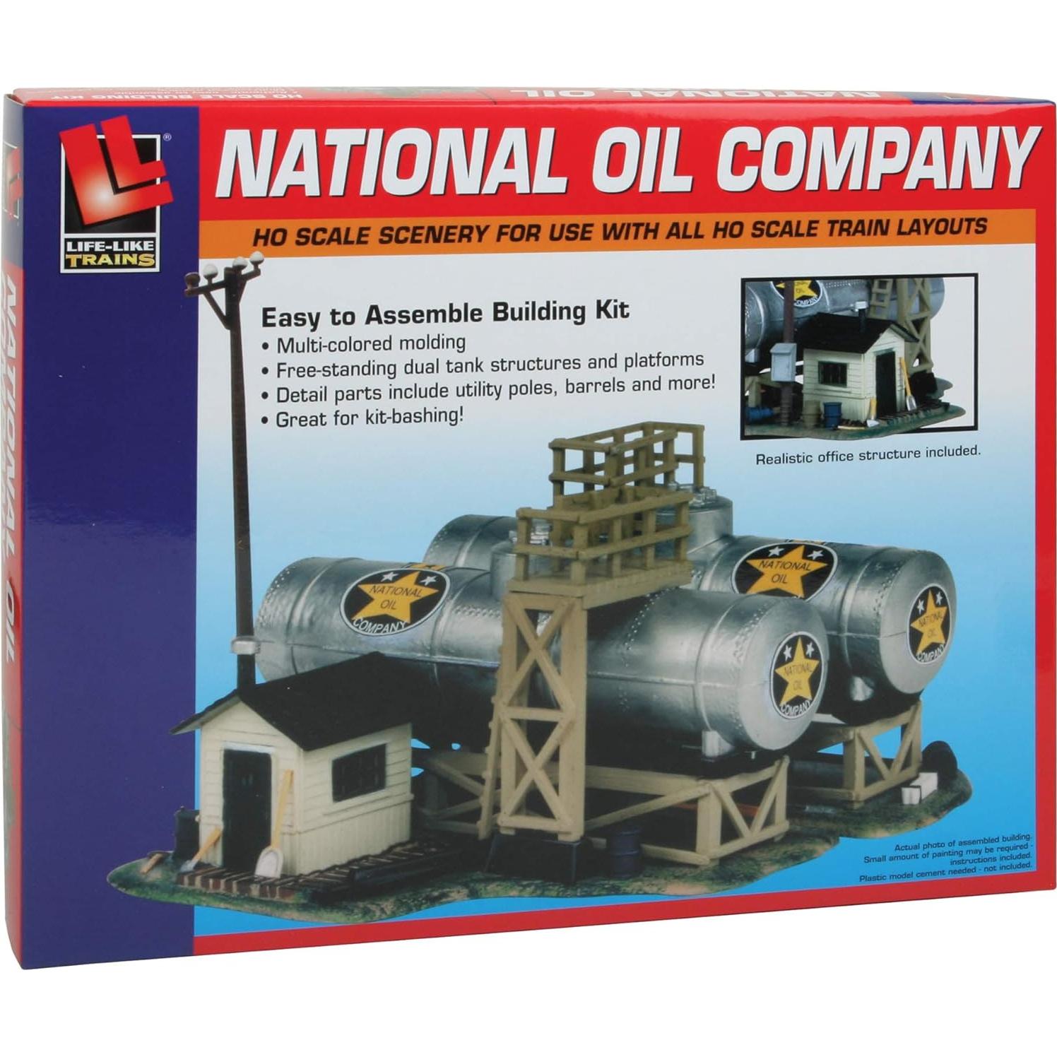 Kit Edificios Escala HO Life-Like Nacional Petróleo