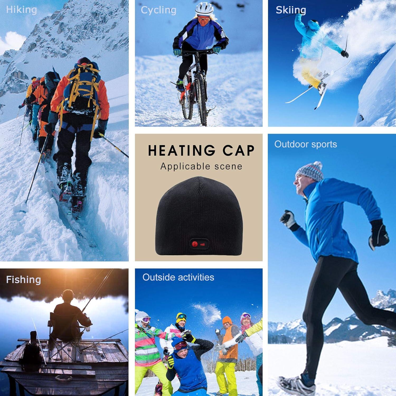 Gorro Térmico Recargable SVPRO - Calor Ajustable 3 Niveles