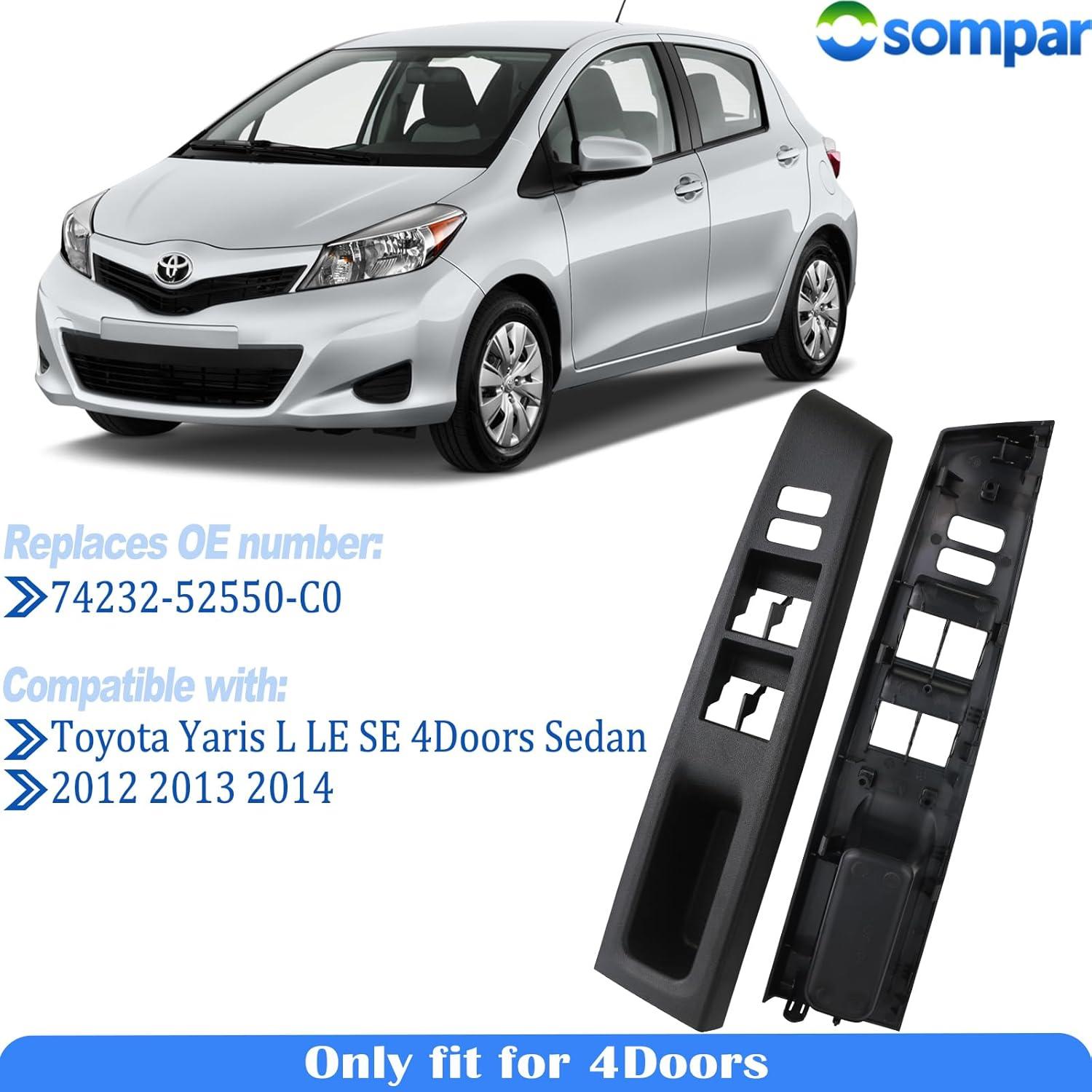 Cubierta interruptor ventana Toyota Yaris 2012-2014 Osompar