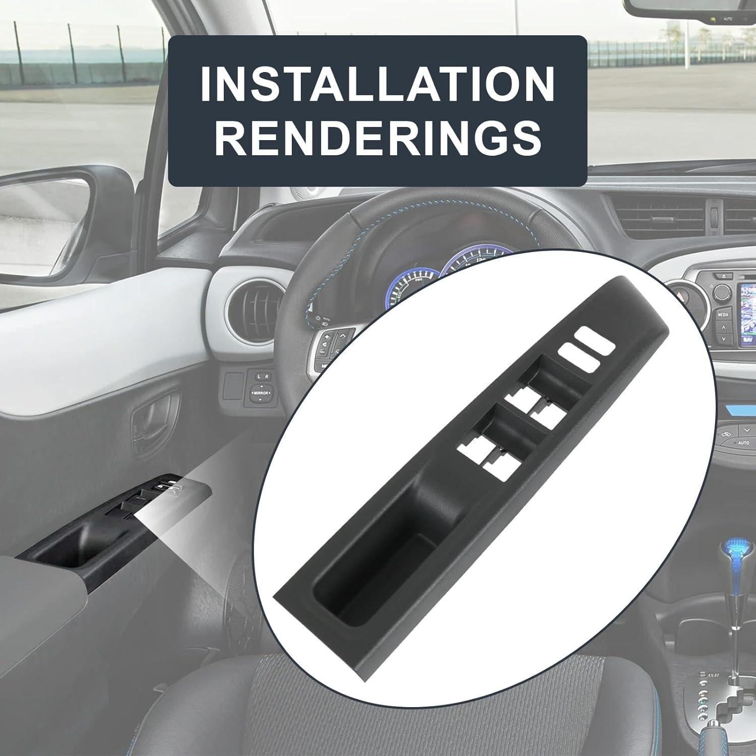 Panel de recubrimiento interruptor ventana Toyota Yaris 2012-2014