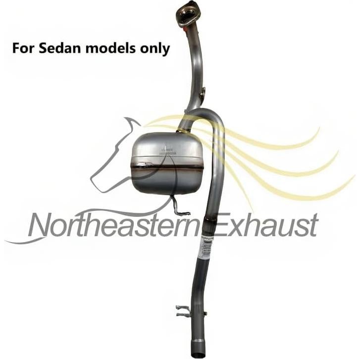 Tubo de Escape Trasero Northeastern para Toyota Yaris 2007-2010