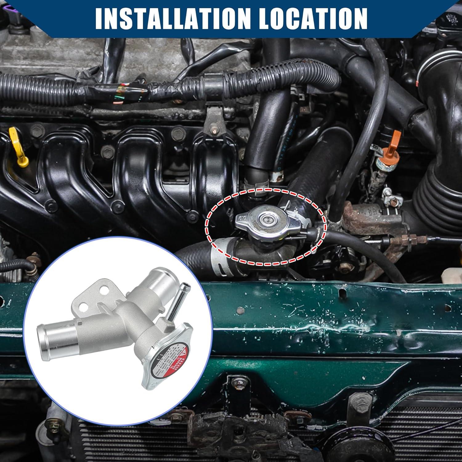 Cuello de Llenado de Radiador Hihaha para Toyota Yaris 2007-2018