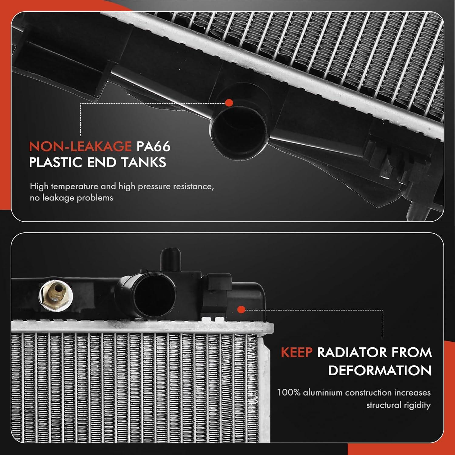 Conjunto Radiador A-Premium con Enfriador de Aceite 1.8L 1.5L