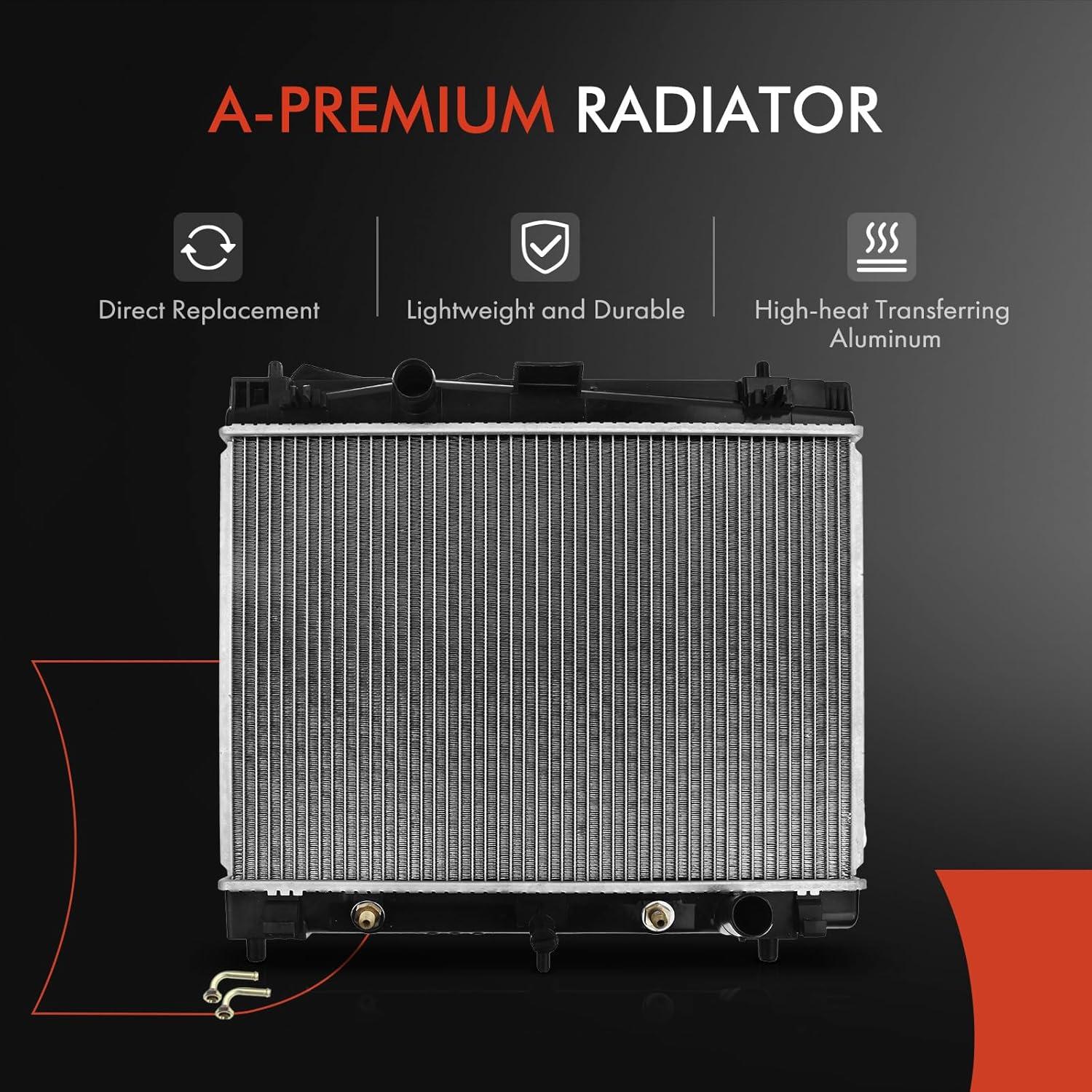 Conjunto Radiador A-Premium con Enfriador de Aceite 1.8L 1.5L