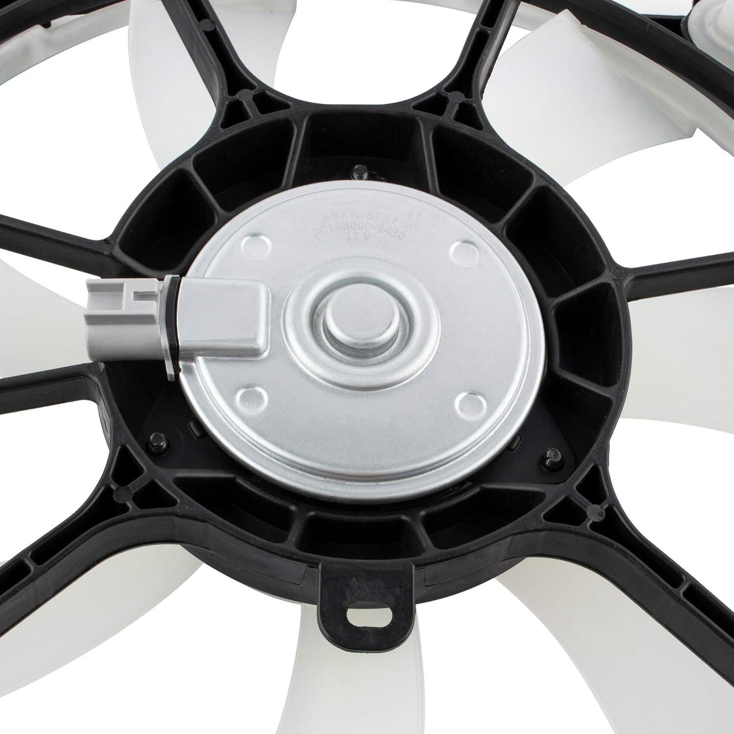 Ventilador de Refrigeración Radiador MYSMOT para Toyota Yaris 2007-2015