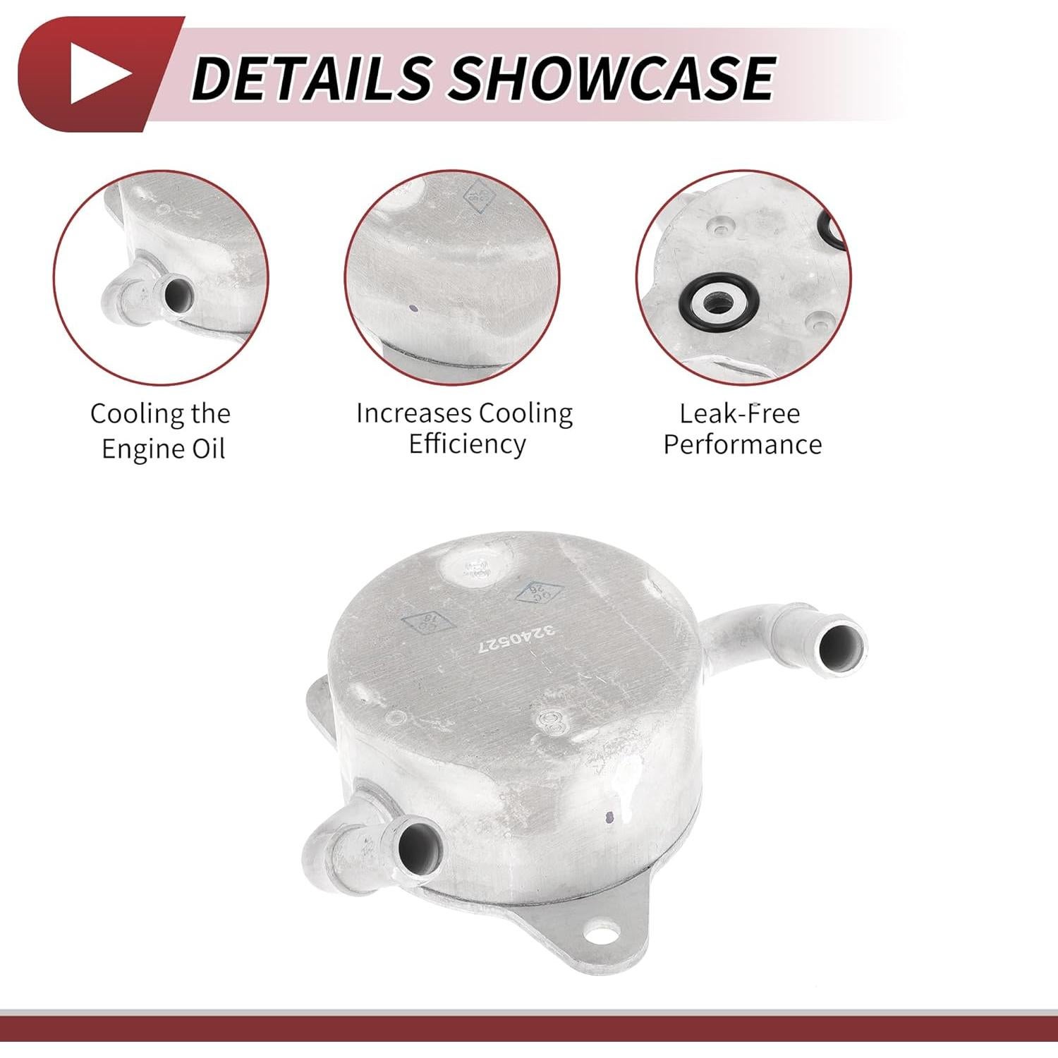 Enfriador de Aceite Motor Toyota Yaris 2016-2021 HEROFFIX