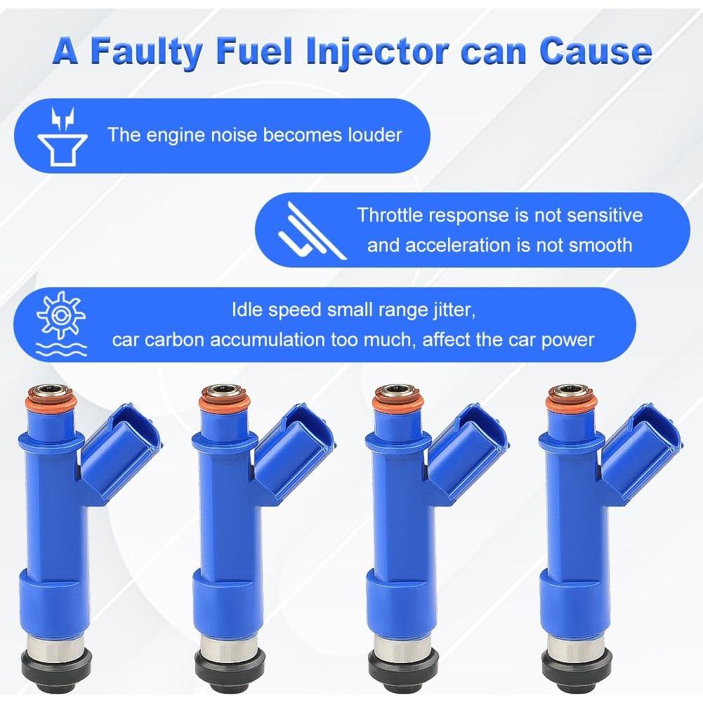 Inyectores de Combustible JDMON para Toyota Corolla Yaris 1.8L 1.5L