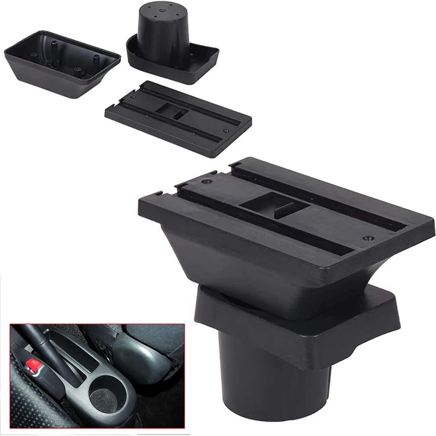 Caja de Apoyabrazos YJYWZH para Toyota Yaris 2006-2011