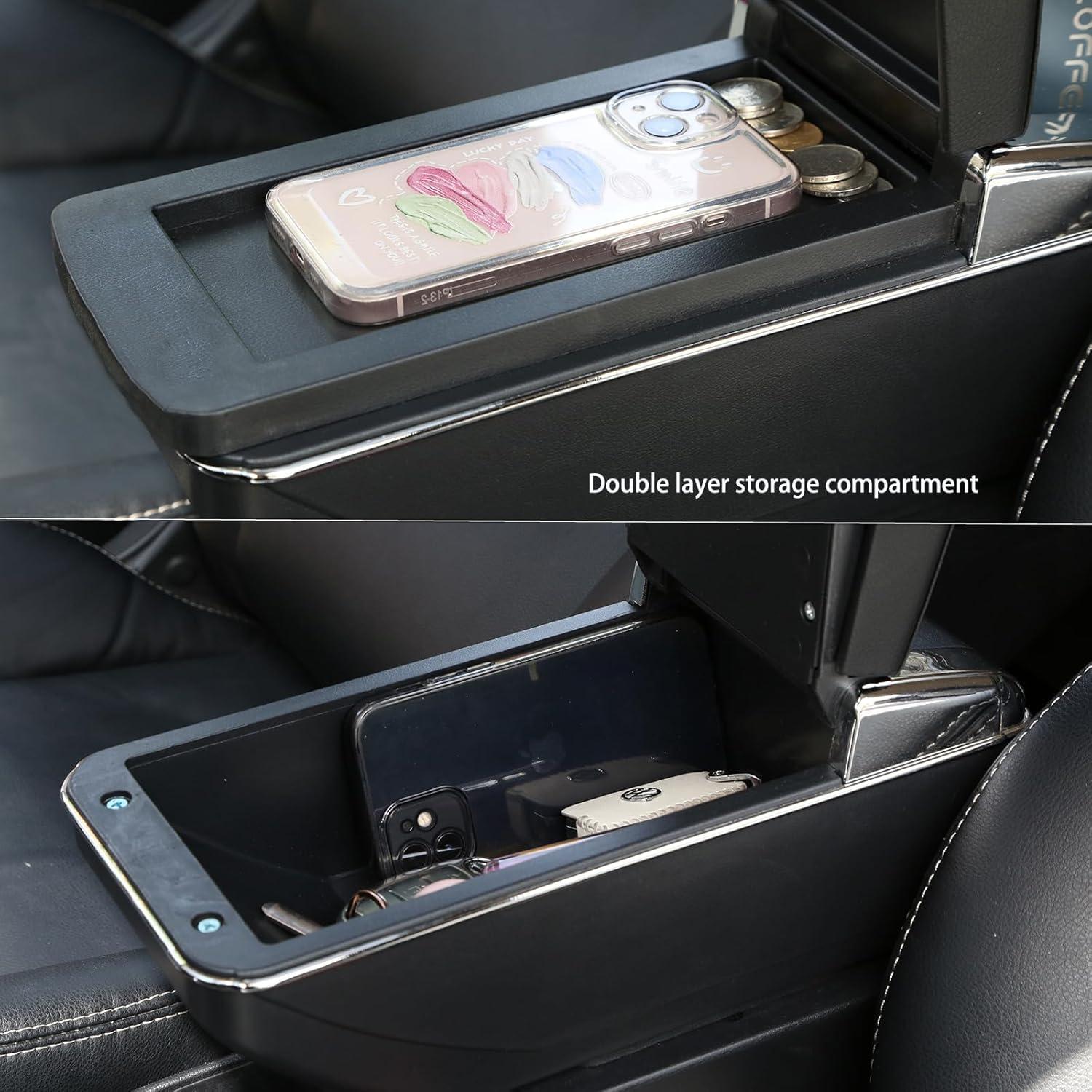 Apoyabrazos HRCHCG para Toyota Yaris iA 2017-2018 Doble Capa