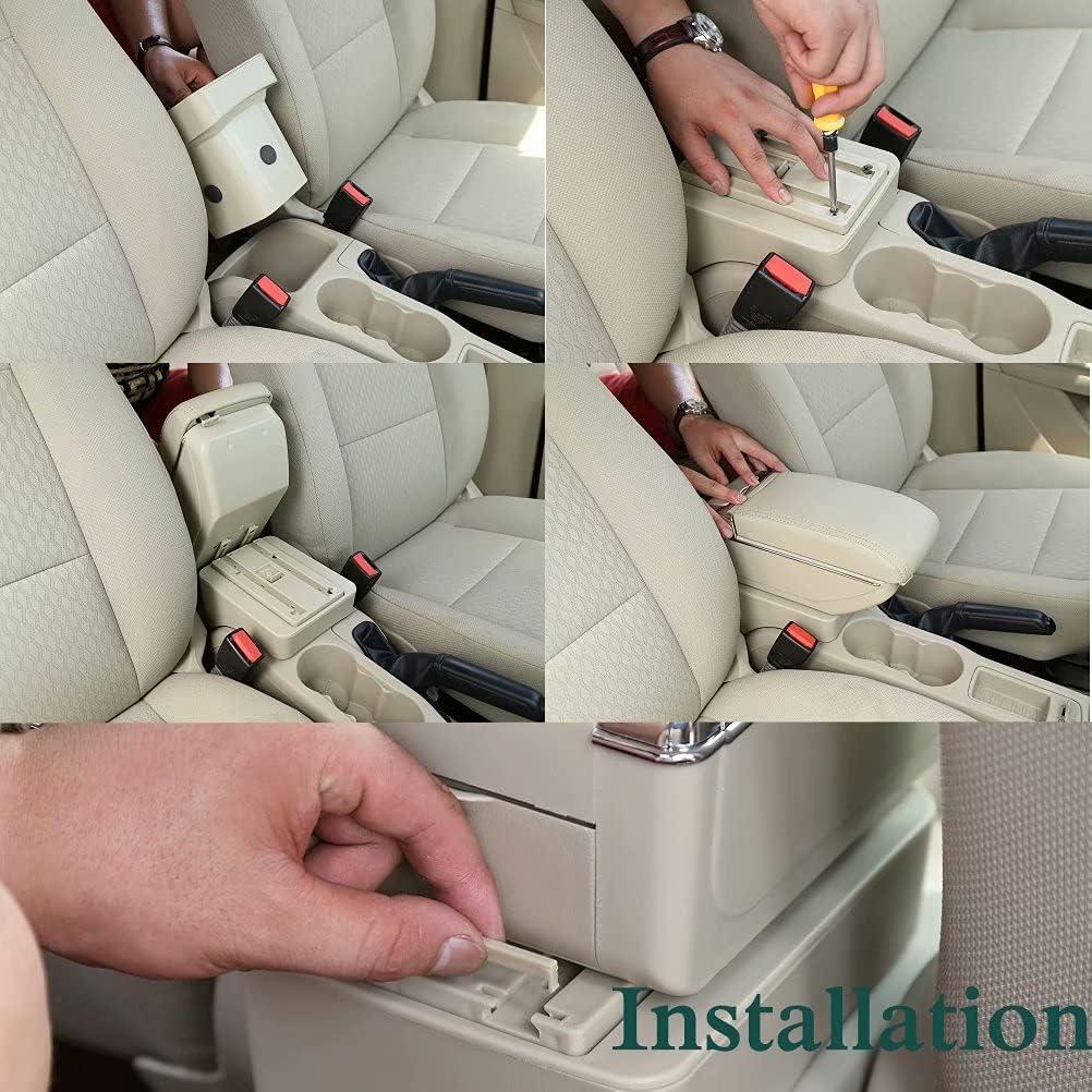 Apoyabrazos HRCHCG para Toyota Yaris iA 2017-2018 Doble Capa