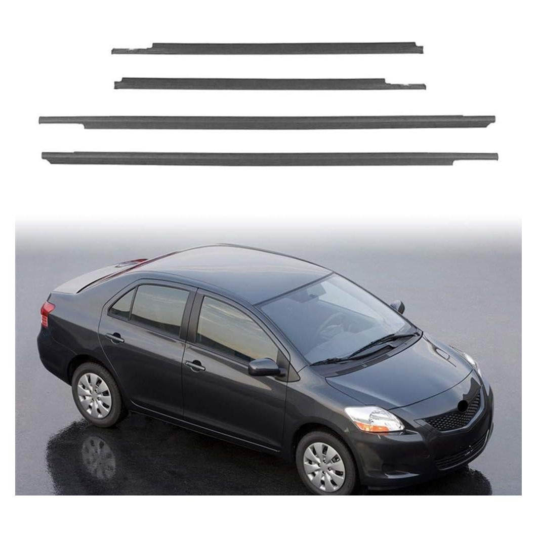 Moldura de Ventana GZYF para Toyota Yaris Sedán 2007-2016