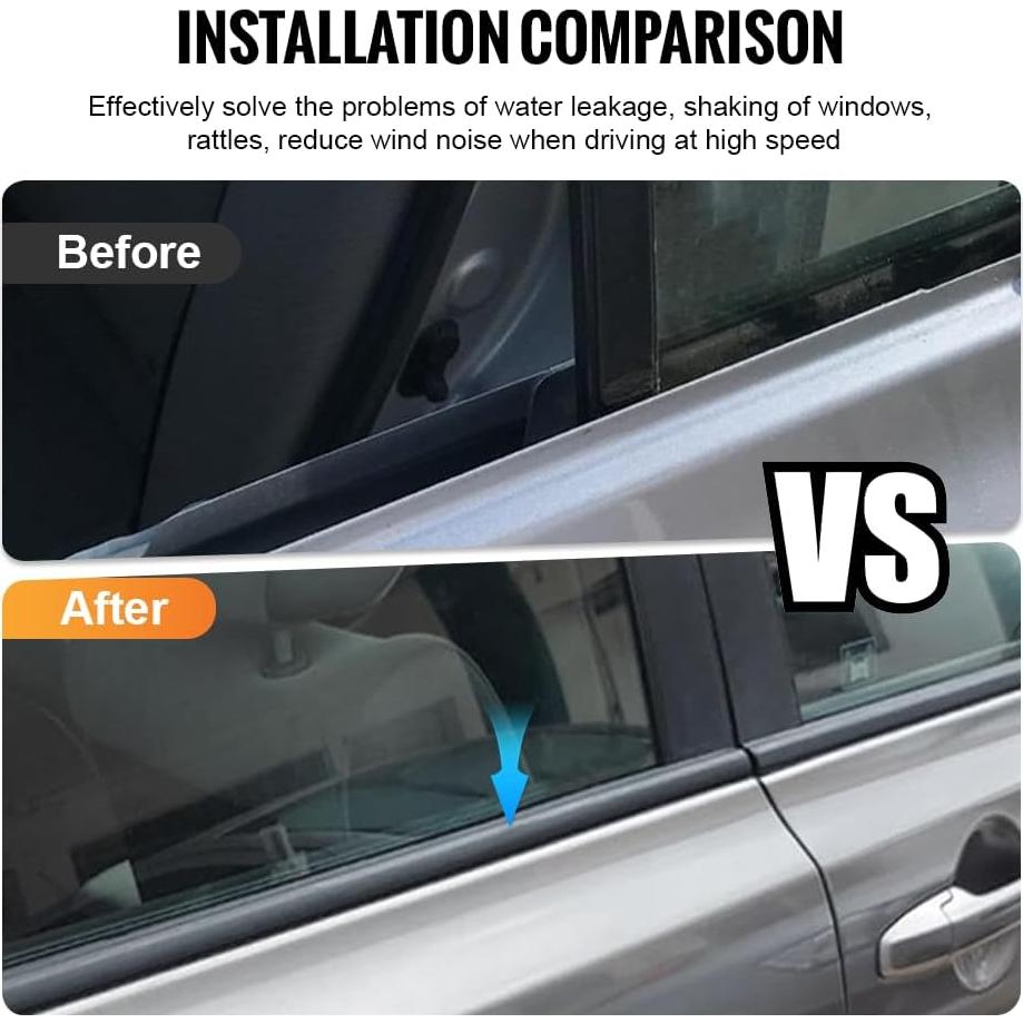 Moldura de Ventana GZYF para Toyota Yaris Sedán 2007-2016