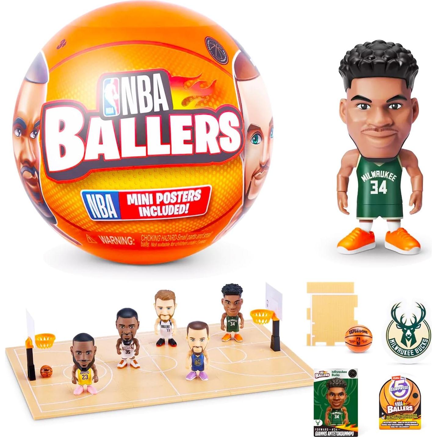 Figuras Miniaturas de Baloncesto ZURU NBA Ballers - Paquete Sorpresa