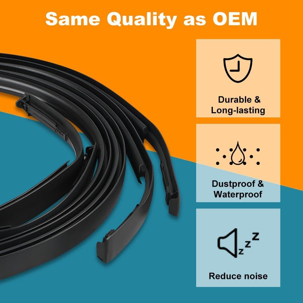 Moldura de Goteo de Techo JDMON para Toyota Yaris 2007-2011