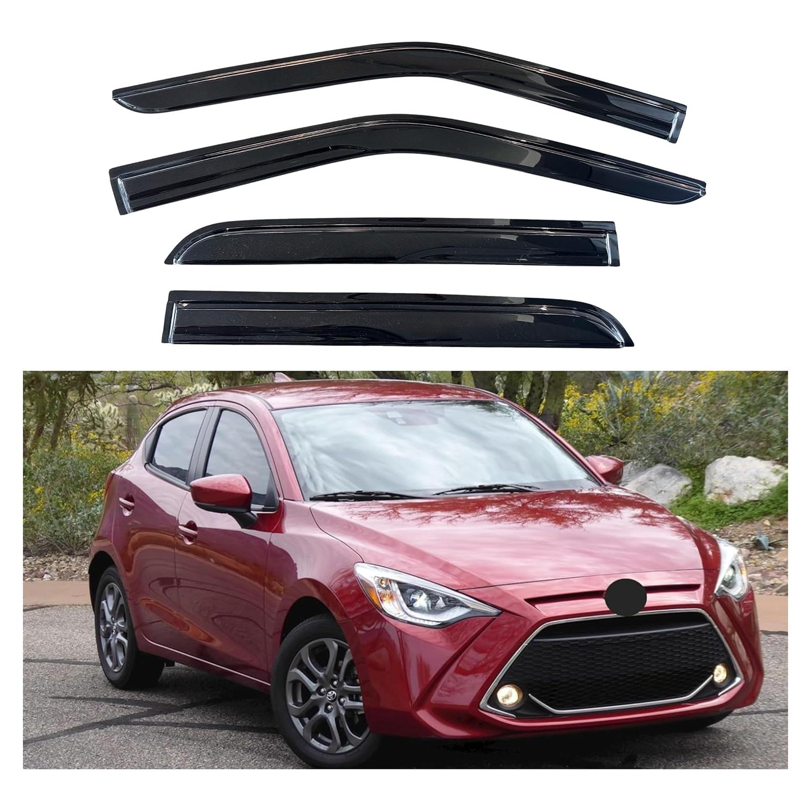 Visera de Ventana KPY para Toyota Yaris iA 2016-2020, Negro