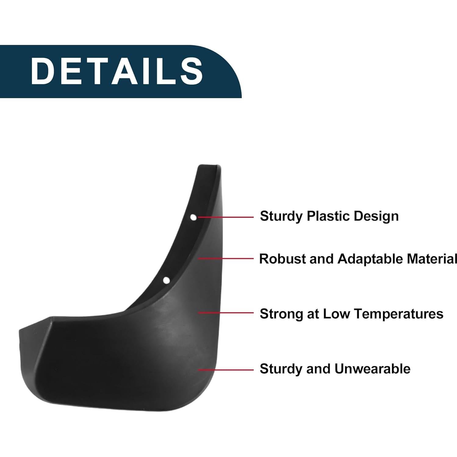 Guardabarros Delanteros y Traseros TUCKBOLD para Toyota Yaris 2006-2013