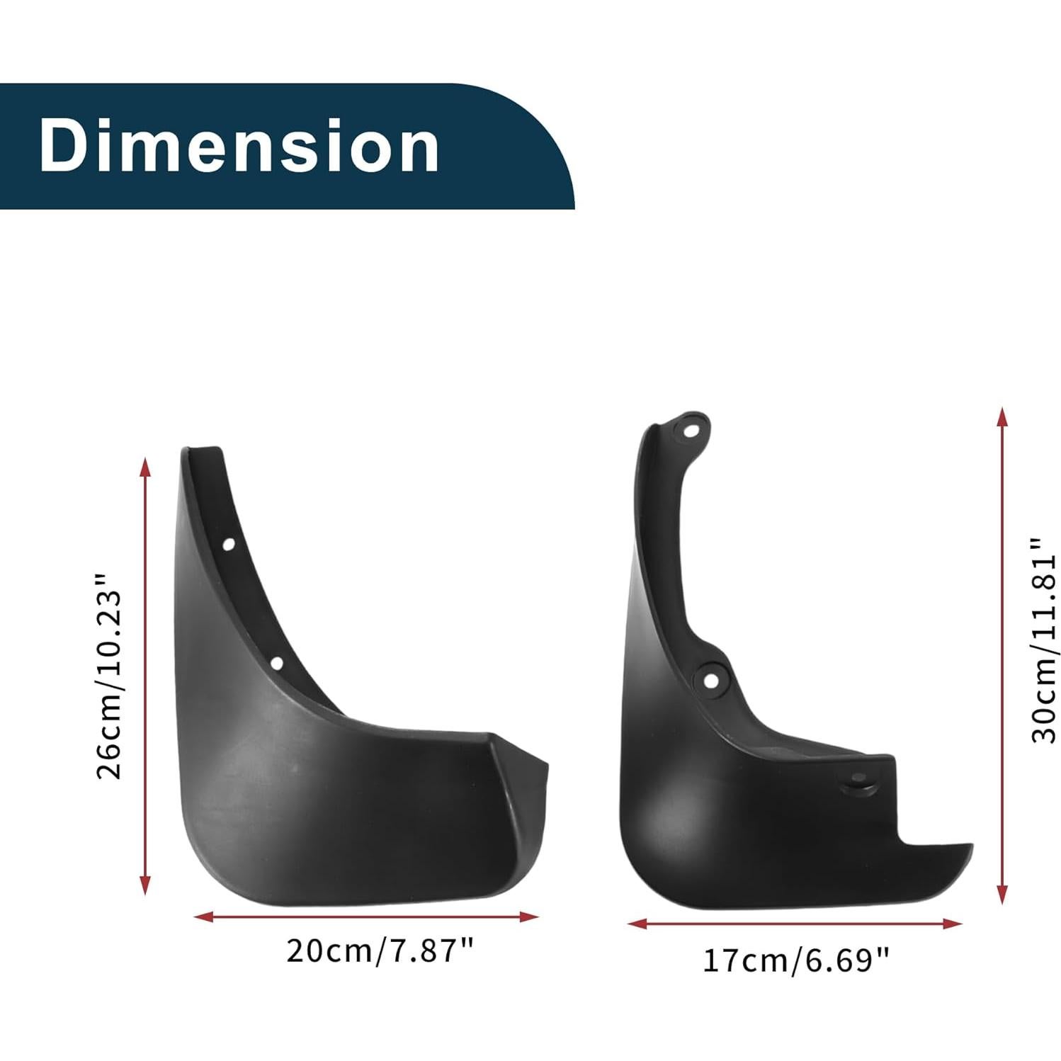 Guardabarros Delanteros y Traseros TUCKBOLD para Toyota Yaris 2006-2013