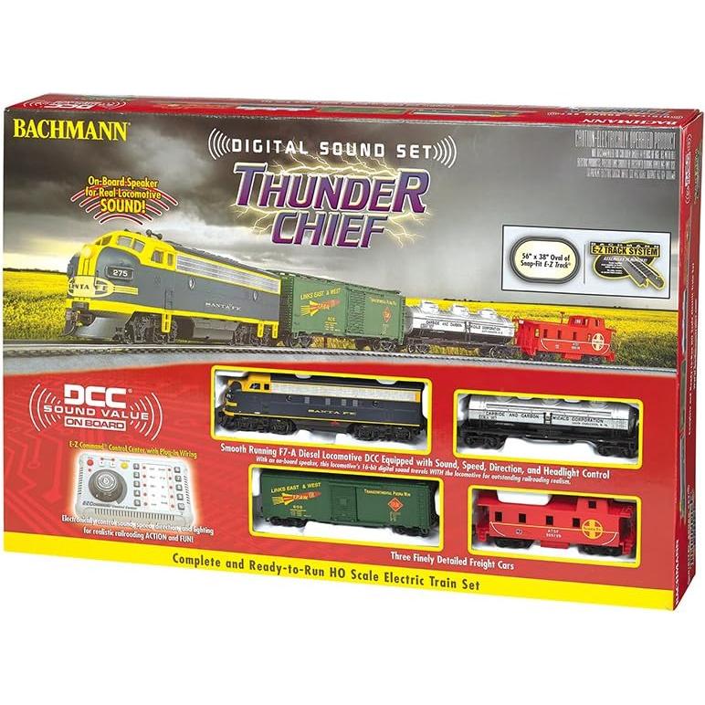 Tren Eléctrico Bachmann Thunder Chief DCC Escala HO Completo
