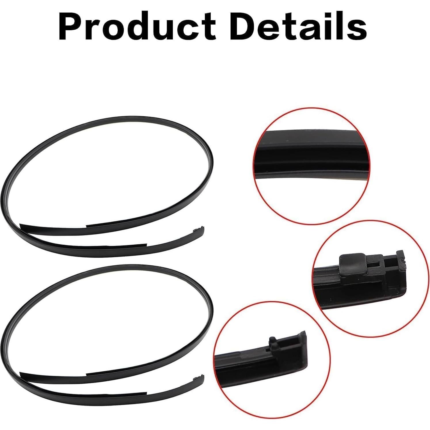 Kit Molduras Techo Izquierda y Derecha FZJDSD Toyota Yaris 2006-2016