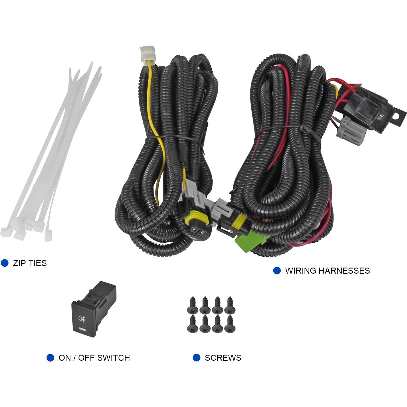 Luces Antiniebla SPEC-D TUNING para Toyota Yaris 2012-2014